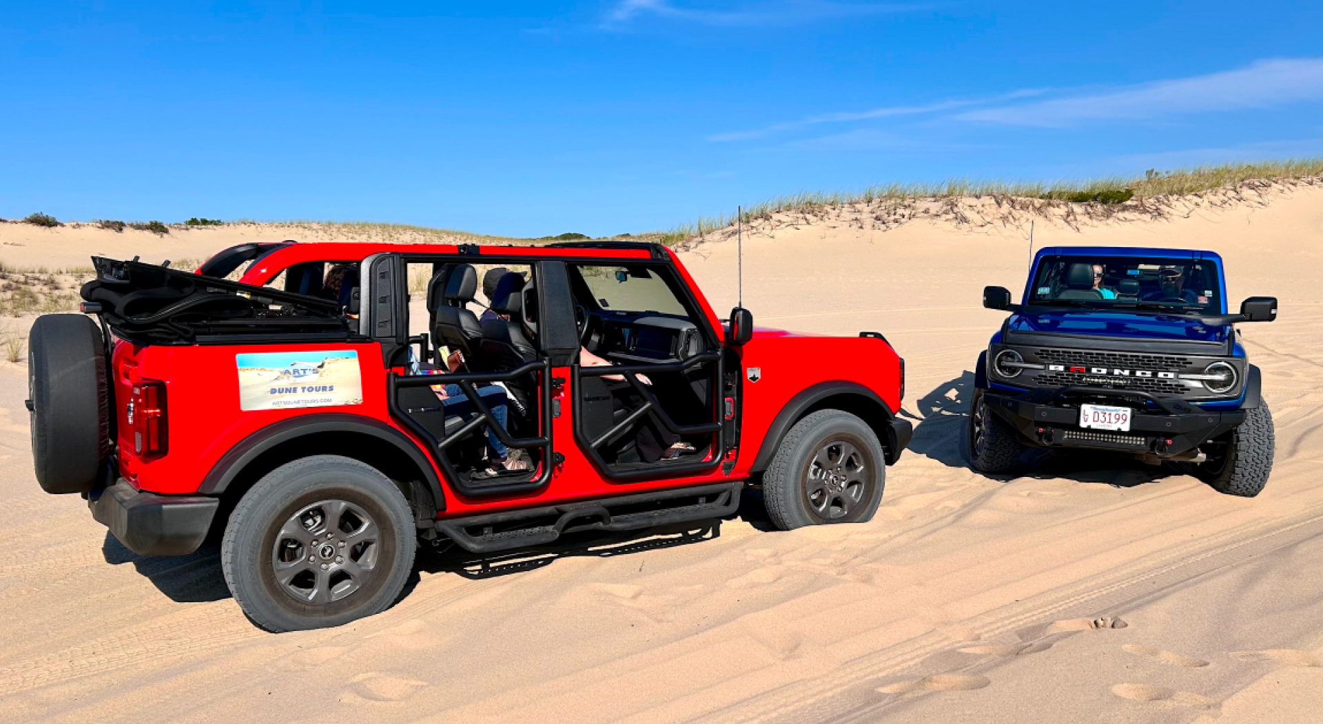 Ford Bronco on Dunes