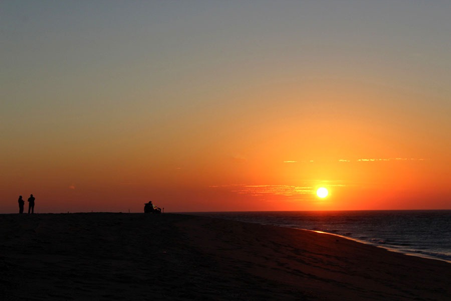 Sunset on the beach